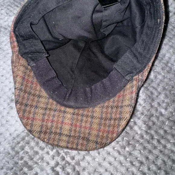 Stetson Men's Vintage Flat Hat Cap Wool Tweed Lining Dressy Stylish Unisex - Picture 8 of 9